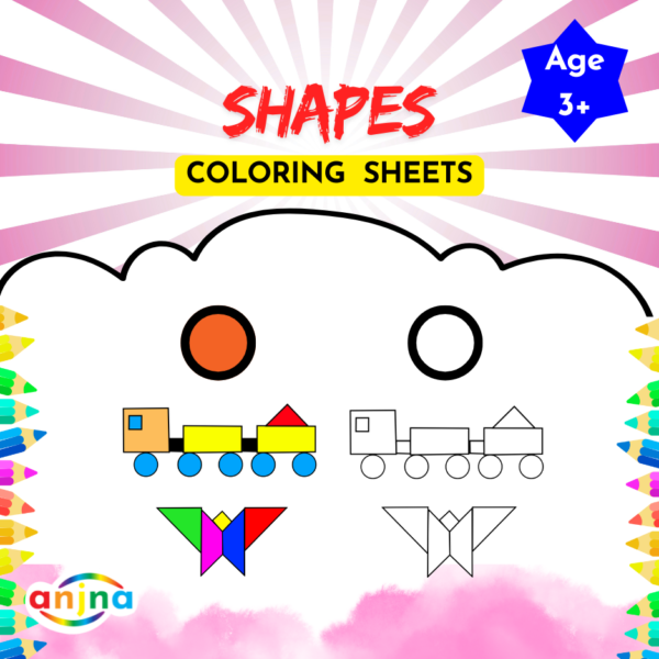 Shapes Coloring Sheets