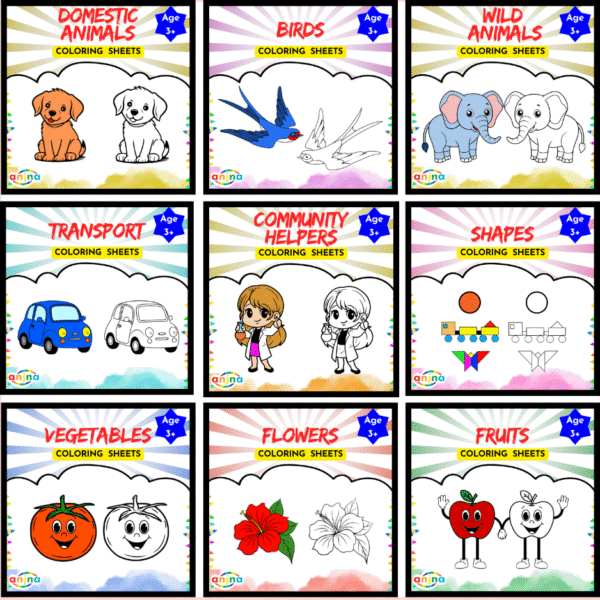 Coloring Sheets Combo