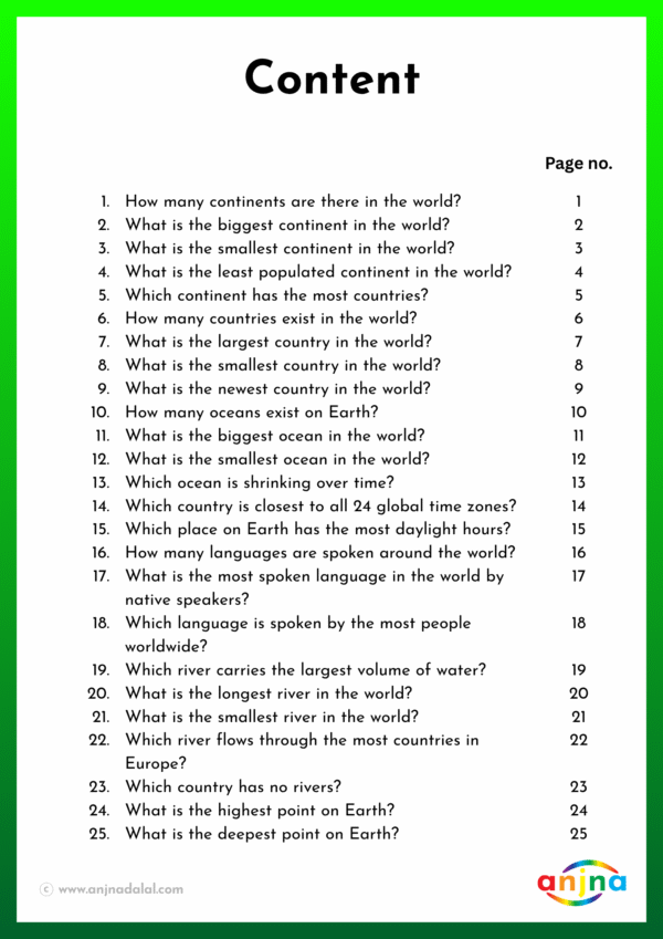 General Knowledge - Geography - Image 2